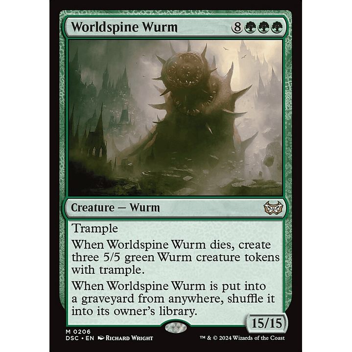 Worldspine Wurm | Inglés | NM | DSC 1