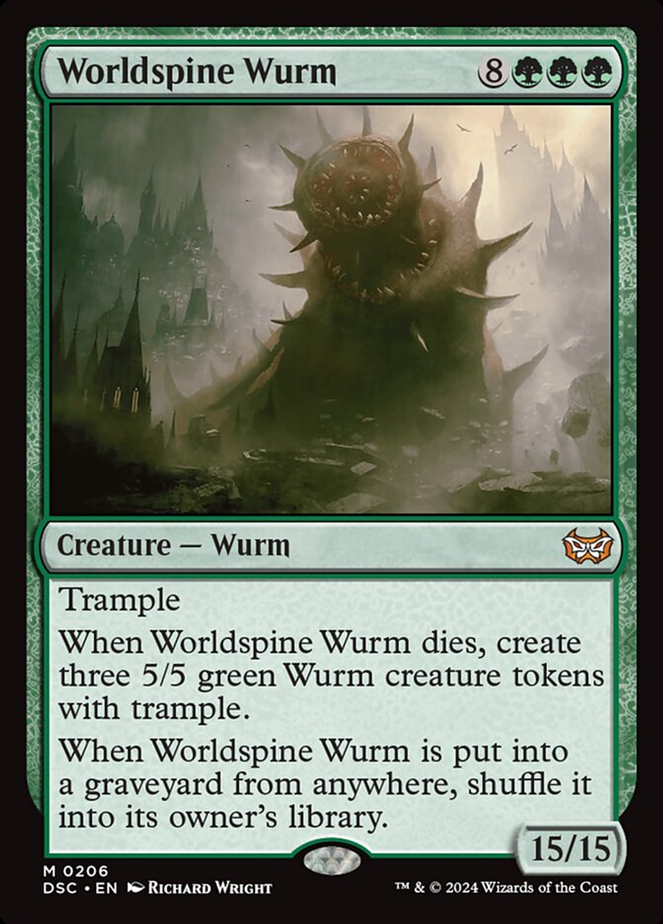 Worldspine Wurm | Inglés | NM | DSC 1