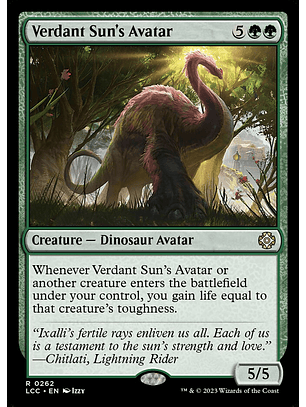 Verdant Sun's Avatar | Inglés | NM | LCC