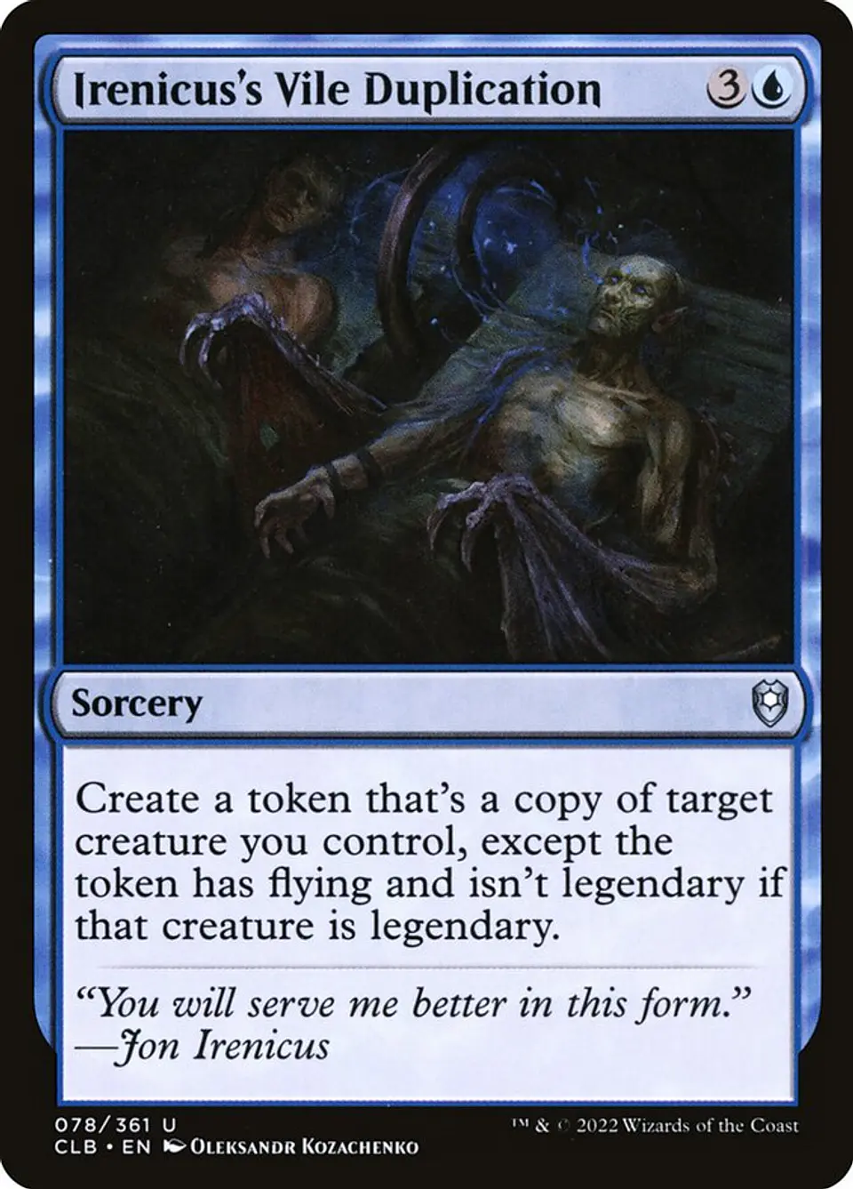 Irenicus's Vile Duplication | Español | NM | CLB 1