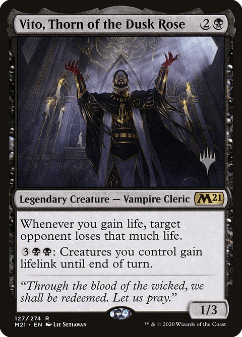 Vito, Thorn of the Dusk Rose (foil) | Español | NM | PM21