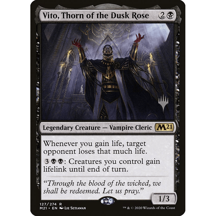 Vito, Thorn of the Dusk Rose (foil) | Español | NM | PM21 1