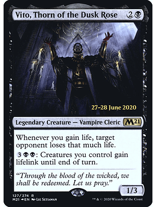 Vito, Thorn of the Dusk Rose (Launch foil) | Español | NM | PM21