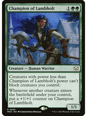 Champion of Lambholt | Inglés | NM | MOC