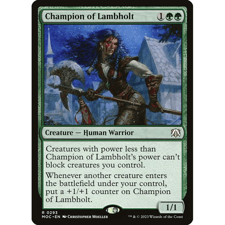 Champion of Lambholt | Inglés | NM | MOC 1