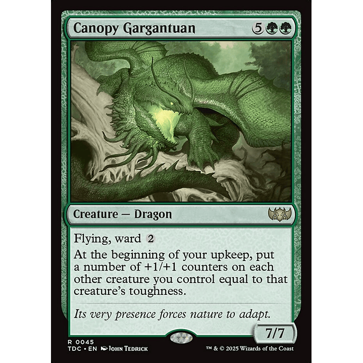 Canopy Gargantuan | Inglés | NM | TDC 1