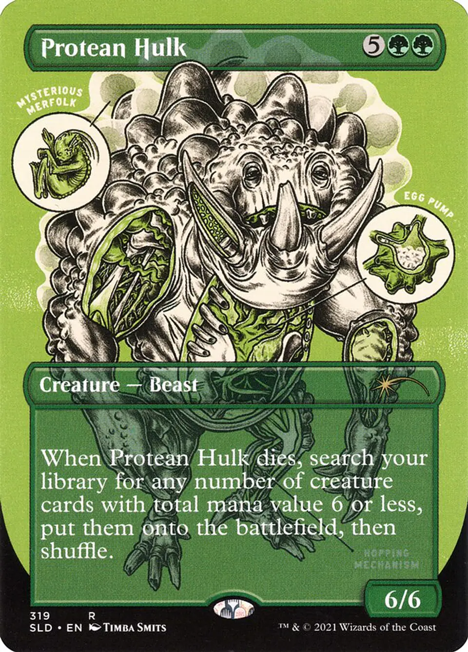Protean Hulk (Borderless) | Inglés | NM | SLD 1