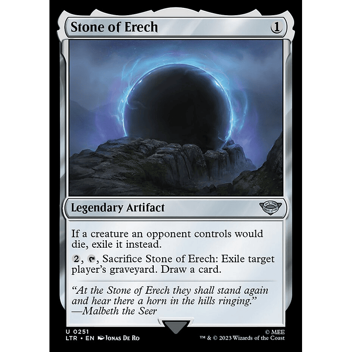 Stone of Erech (foil) | Inglés | NM | LTR 1