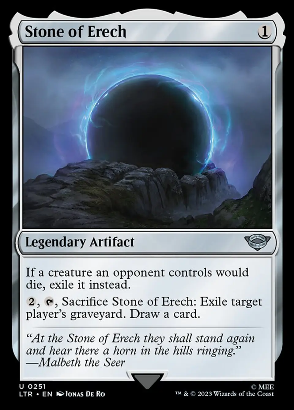 Stone of Erech (foil) | Inglés | NM | LTR 1