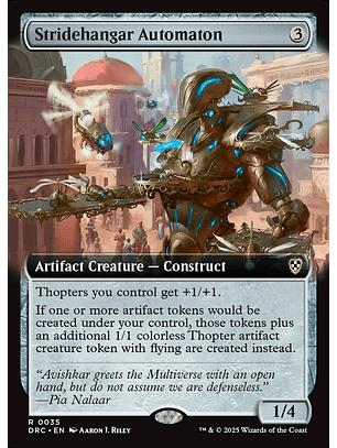 Stridehangar Automaton (Extended Art) | Inglés | NM | DRC