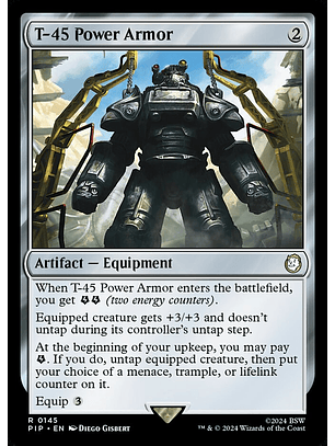 T-45 Power Armor | Inglés | NM | PIP
