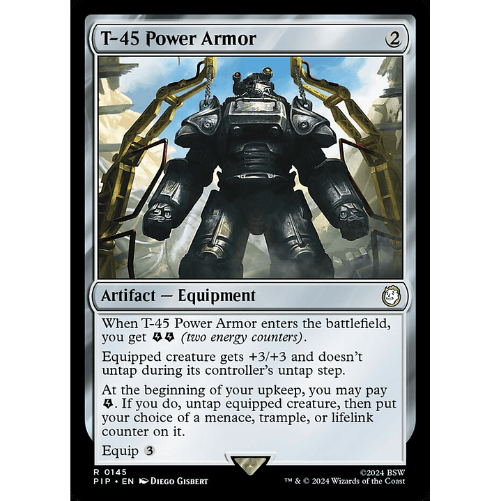T-45 Power Armor | Inglés | NM | PIP 1