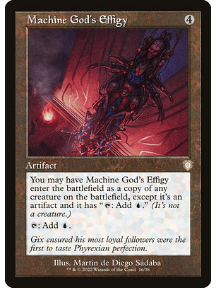 Machine God's Effigy (Retro Frame) | Inglés | NM | BRC