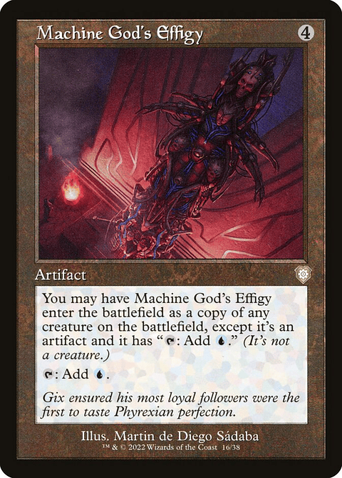 Machine God's Effigy (Retro Frame) | Inglés | NM | BRC