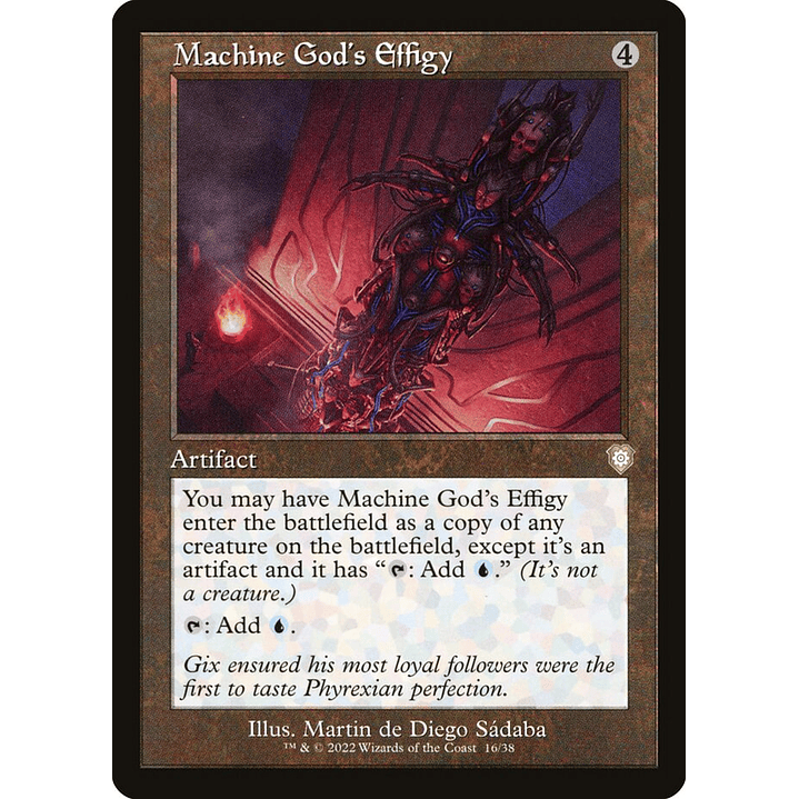 Machine God's Effigy (Retro Frame) | Inglés | NM | BRC 1