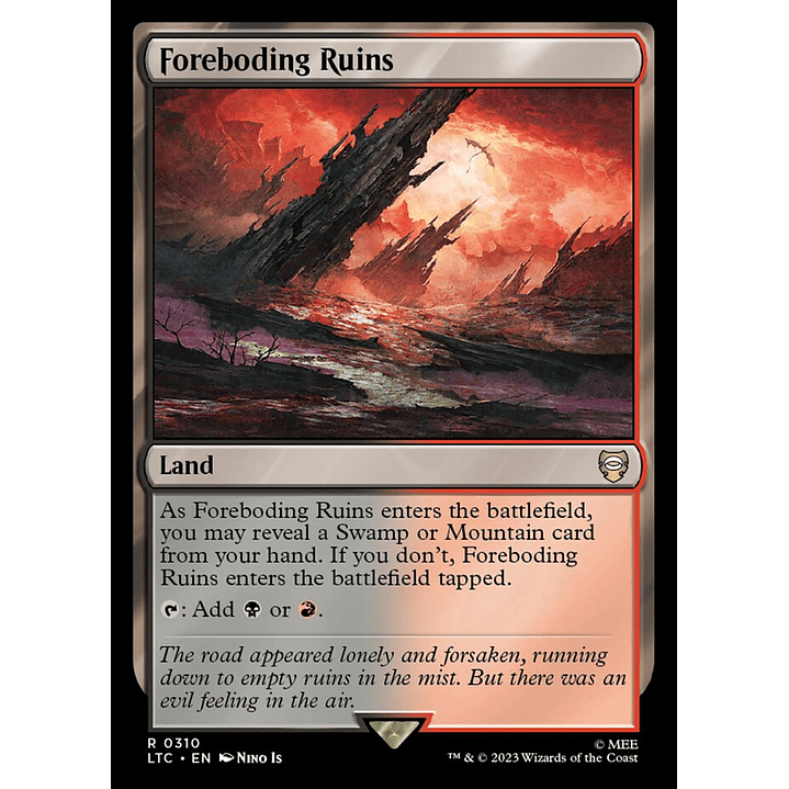 Foreboding Ruins | Inglés | NM | LTC 1
