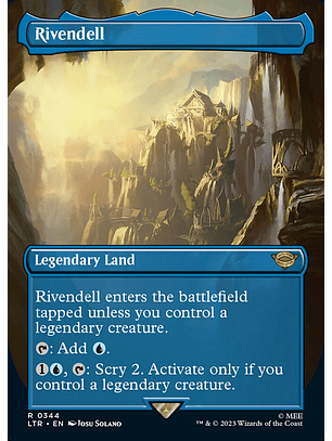 Rivendell (Borderless foil) | Inglés | NM | LTR