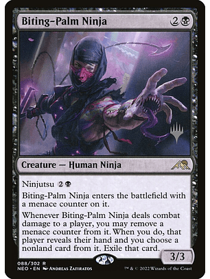 Biting-Palm Ninja (foil) | Español | NM | PNEO