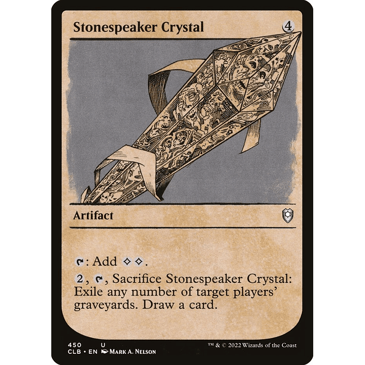 Stonespeaker Crystal (Showcase) | Español | NM | CLB 1