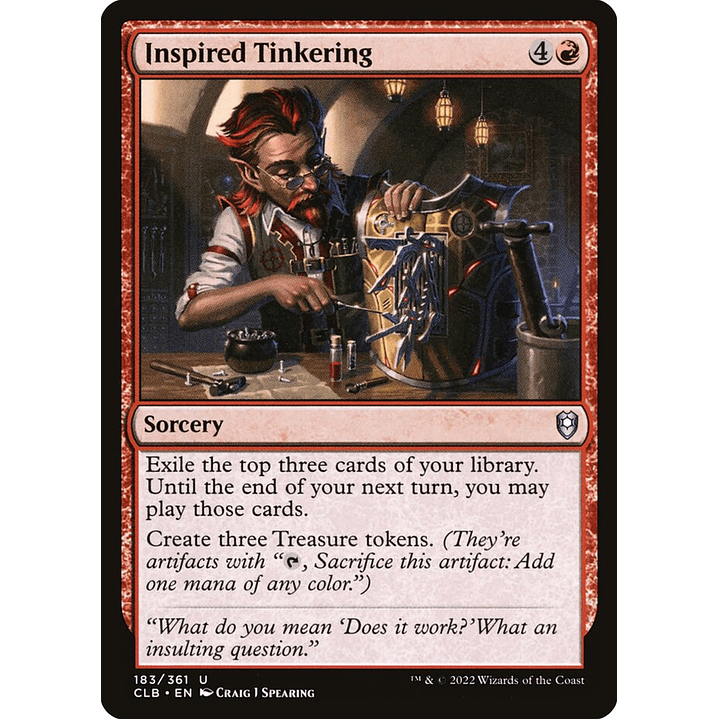 Inspired Tinkering | Español | NM | CLB 1
