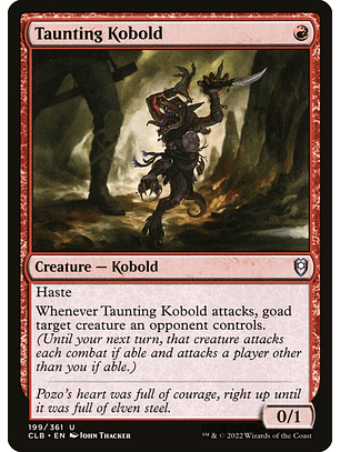 Taunting Kobold | Español | NM | CLB