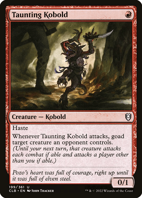 Taunting Kobold | Español | NM | CLB