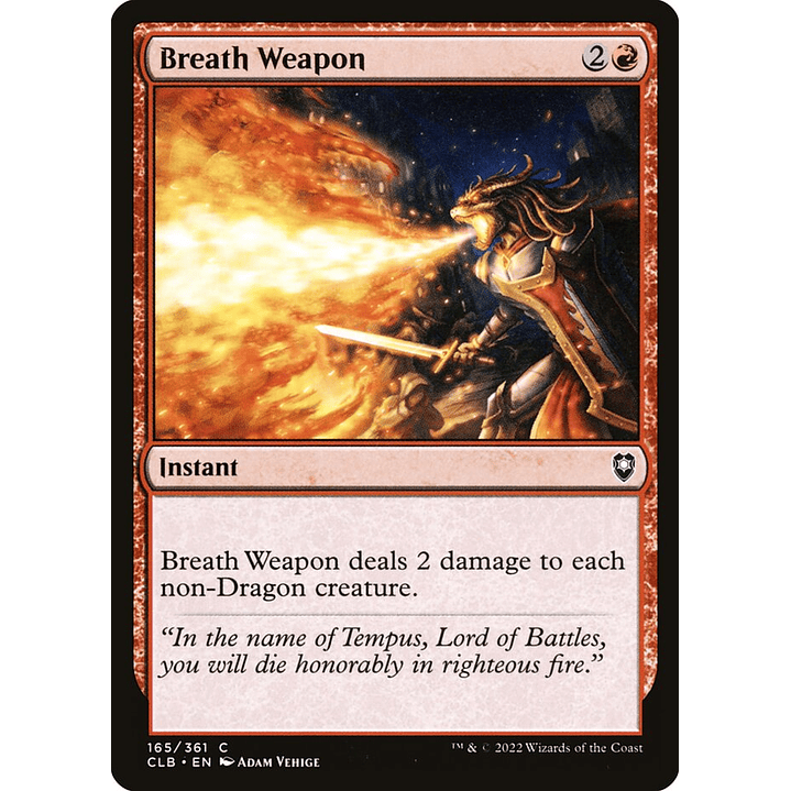 Breath Weapon | Español | NM | CLB 1