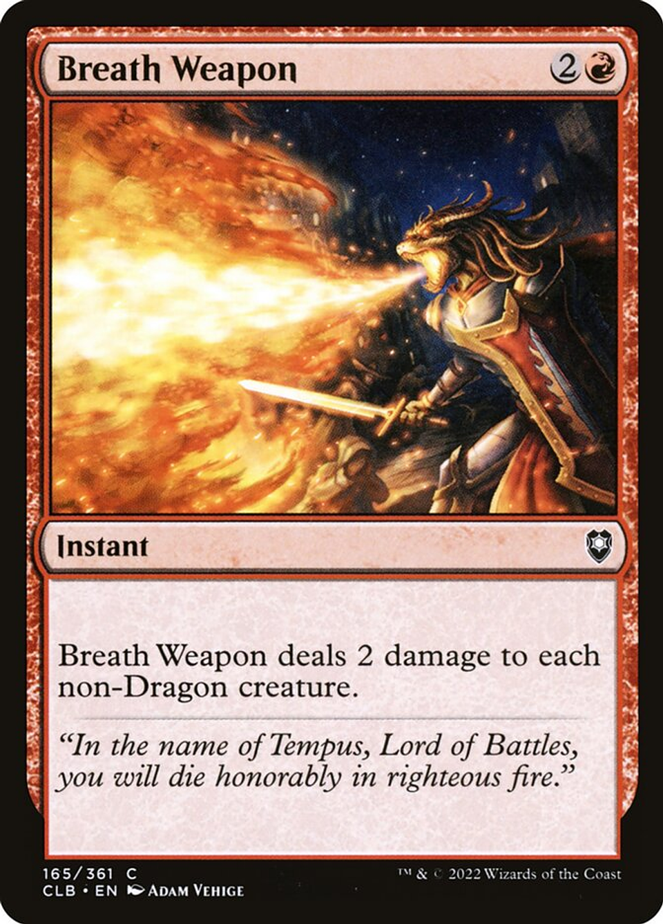 Breath Weapon | Español | NM | CLB 1