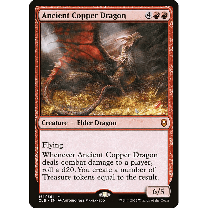 Ancient Copper Dragon | Español | NM | CLB 1