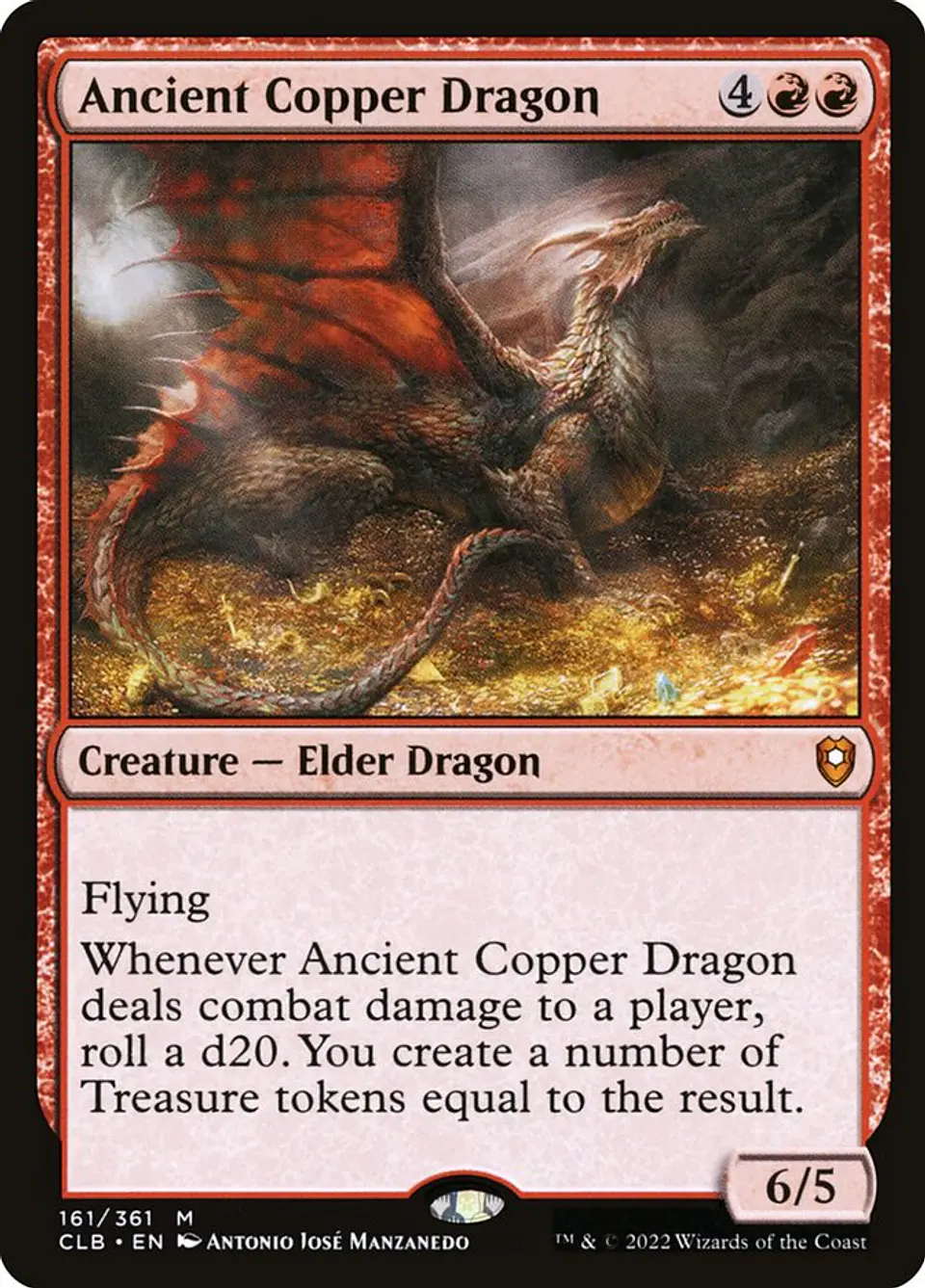 Ancient Copper Dragon | Español | NM | CLB 1