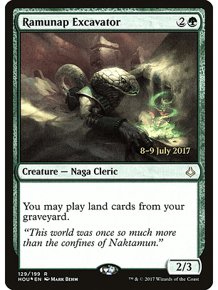 Ramunap Excavator (Launch foil) | Español | NM | PHOU