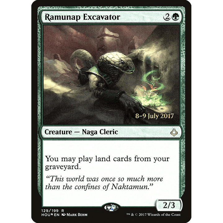Ramunap Excavator (Launch foil) | Español | NM | PHOU 1
