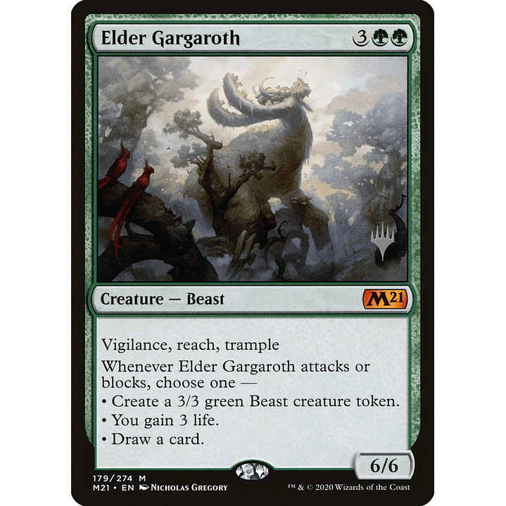 Elder Gargaroth (foil) | Español | NM | PM21 1