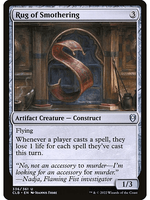 Rug of Smothering | Español | NM | CLB