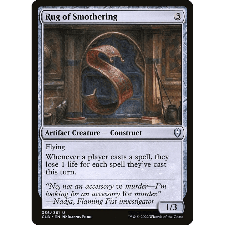 Rug of Smothering | Español | NM | CLB 1