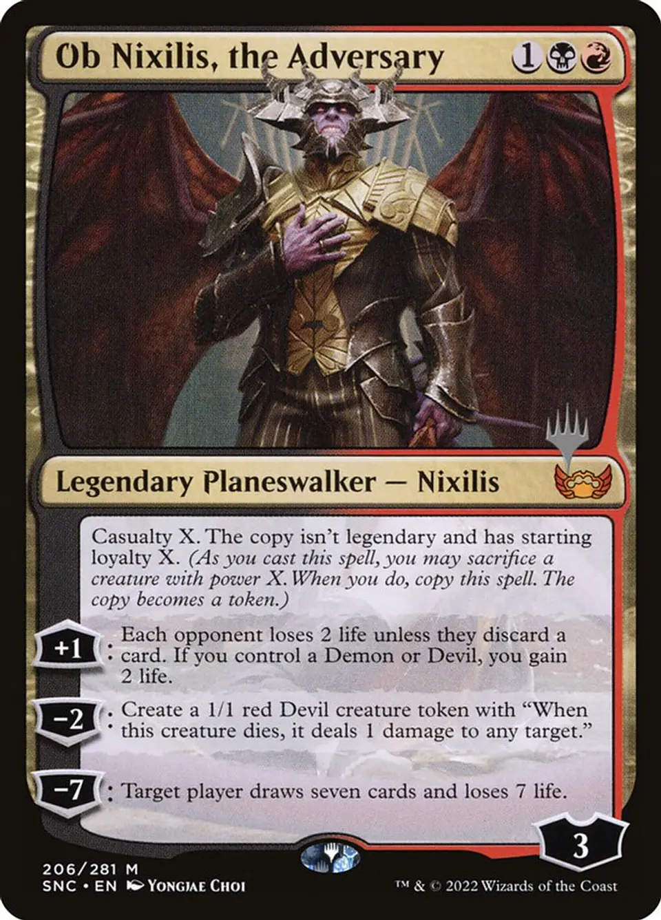 Ob Nixilis, the Adversary | Español | NM | PSNC 1