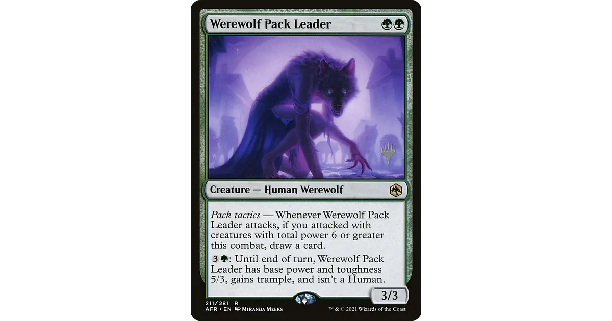 Werewolf Pack Leader | Español | NM | PAFR