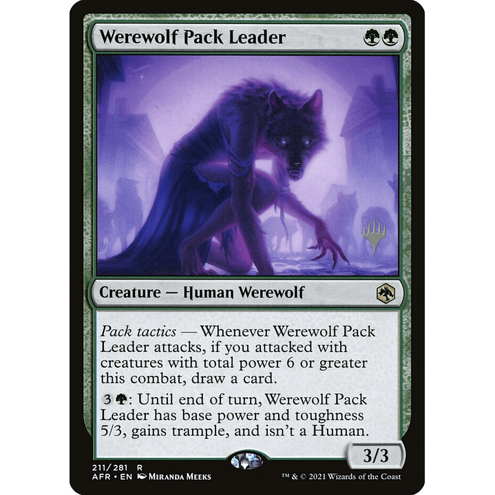 Werewolf Pack Leader | Español | NM | PAFR 1