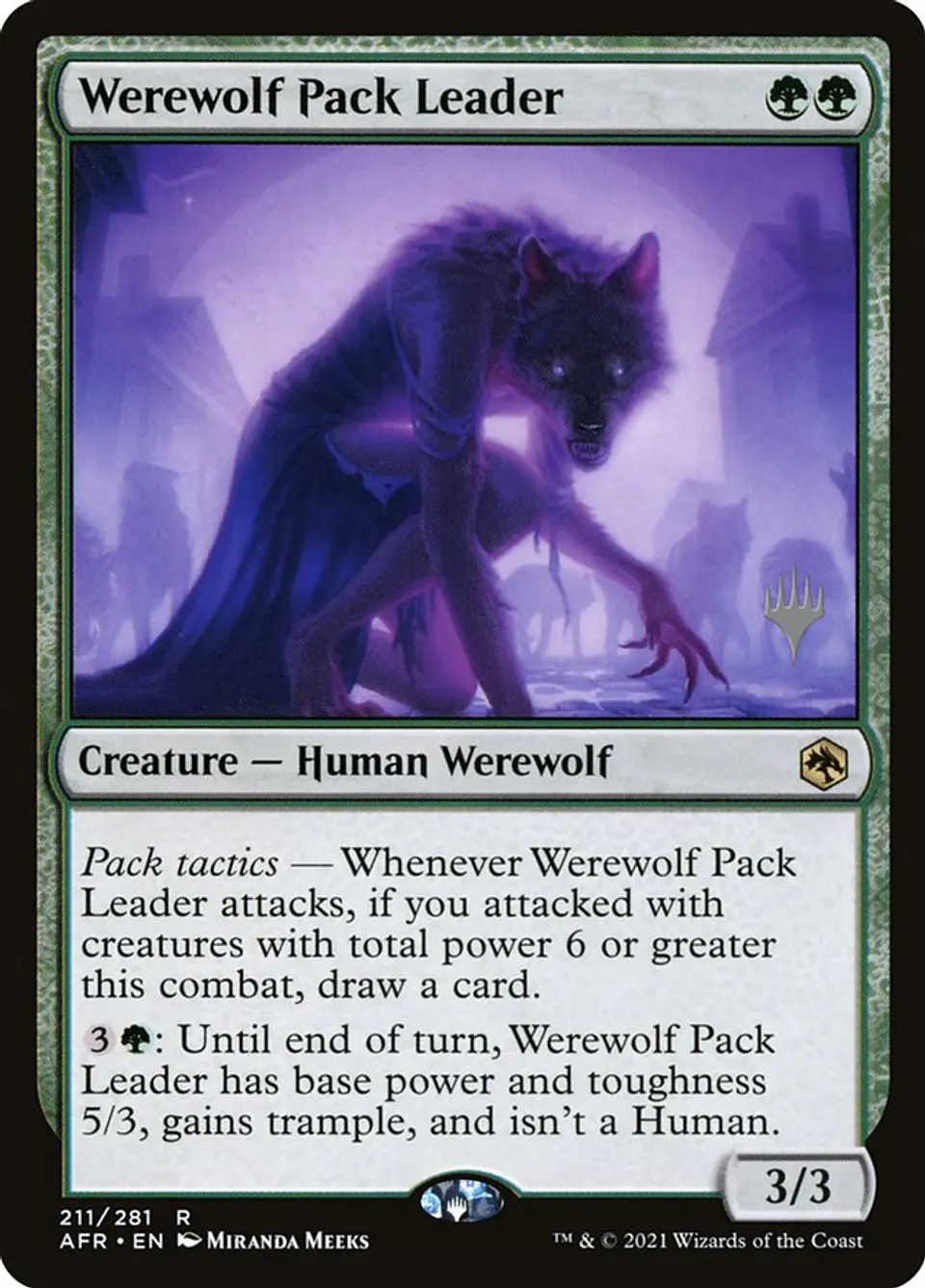 Werewolf Pack Leader | Español | NM | PAFR 1