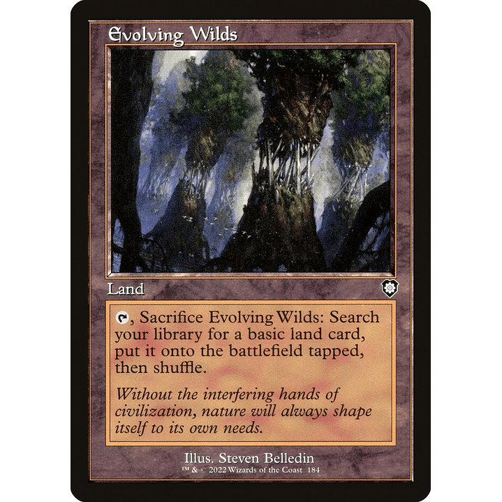 Evolving Wilds (Retro Frame) | Español | EX | BRC 1