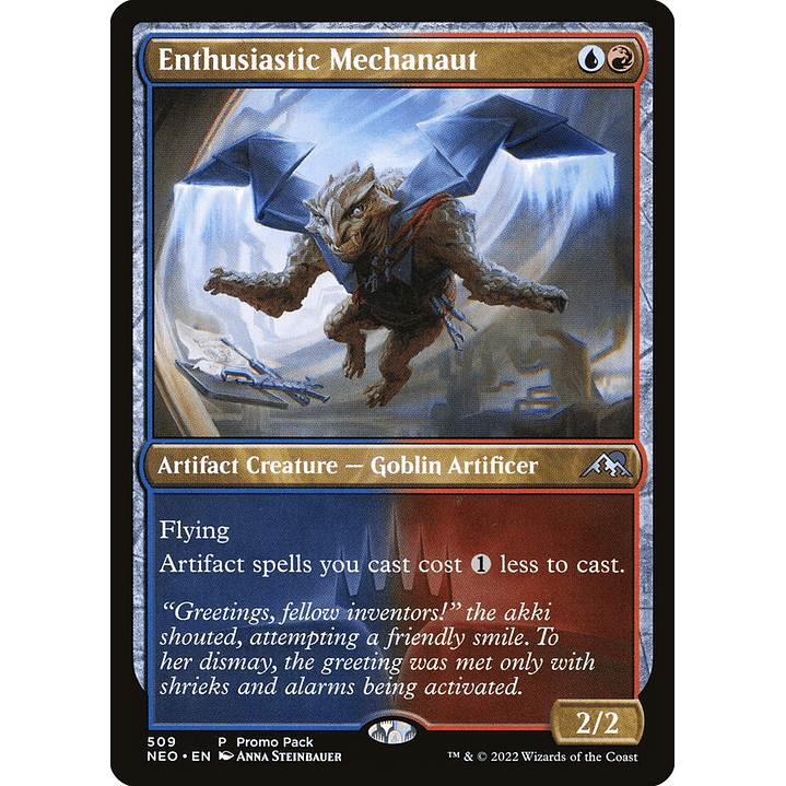 Enthusiastic Mechanaut (foil) | Español | NM | NEO 1