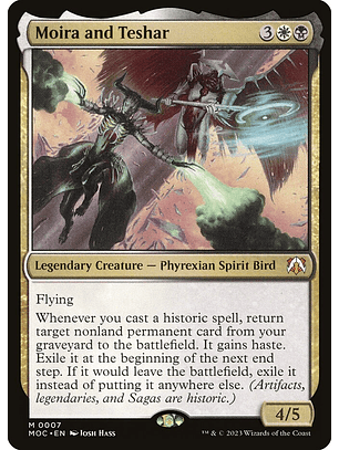 Moira and Teshar (foil) | Español | NM | MOC