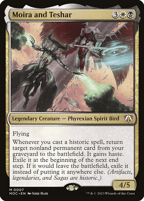 Moira and Teshar (foil) | Español | NM | MOC