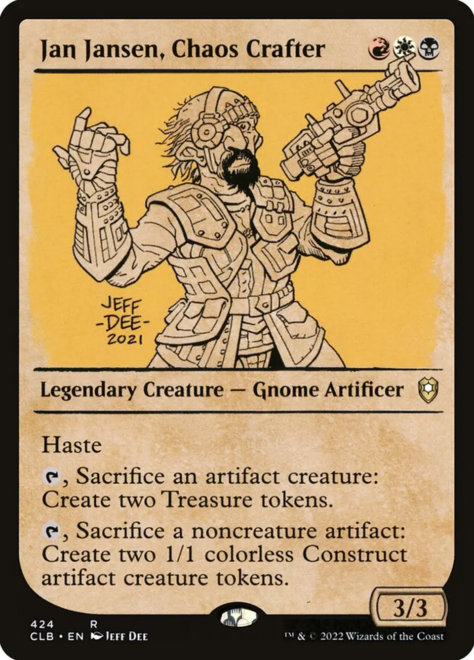 Jan Jansen, Chaos Crafter (Showcase) | Español | NM | CLB 1