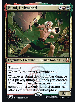 Bumi, Unleashed (Launch foil) | Español | NM | PTLA