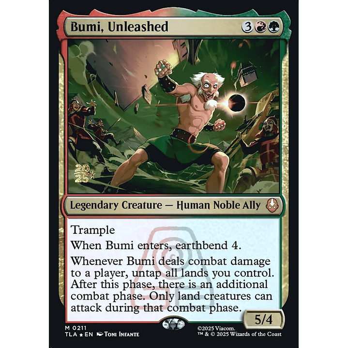 Bumi, Unleashed (Launch foil) | Español | NM | PTLA 1