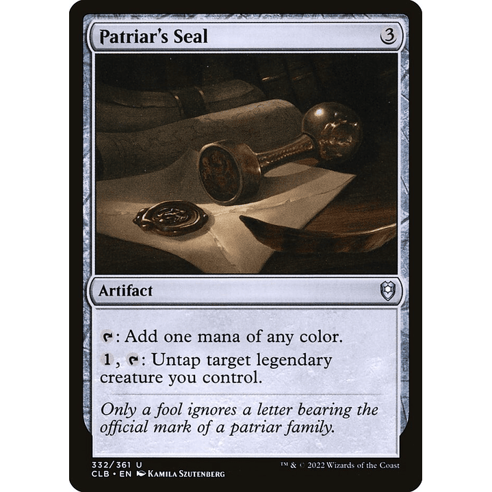 Patriar's Seal | Español | NM | CLB 1