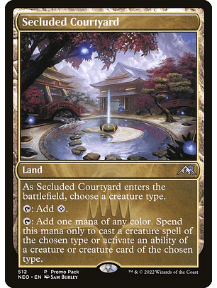 Secluded Courtyard (foil) | Español | NM | NEO