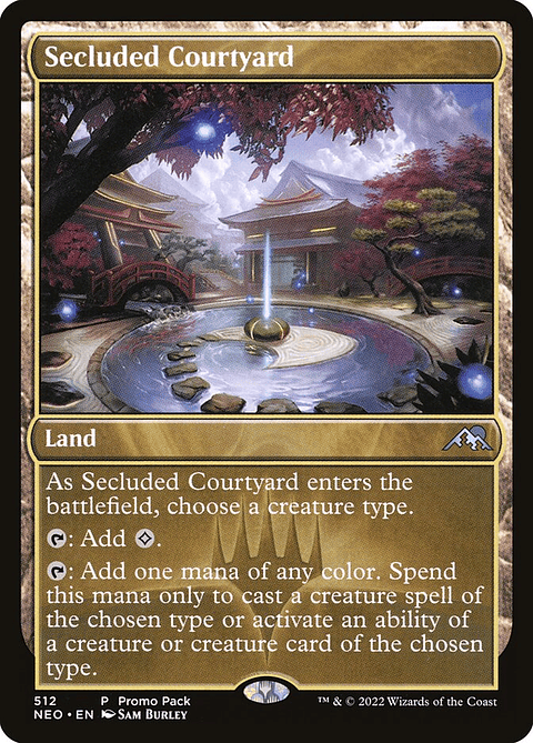 Secluded Courtyard (foil) | Español | NM | NEO