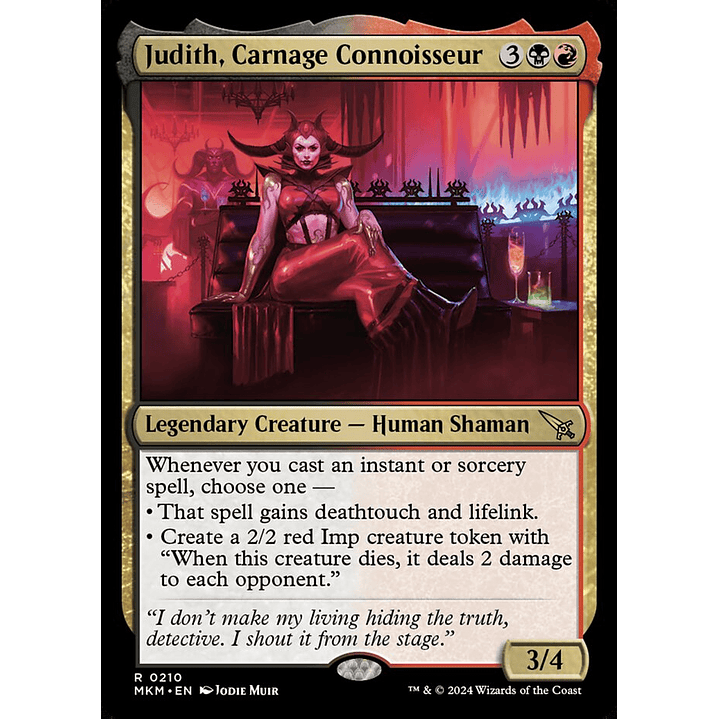 Judith, Carnage Connoisseur | Inglés | NM | MKM 1